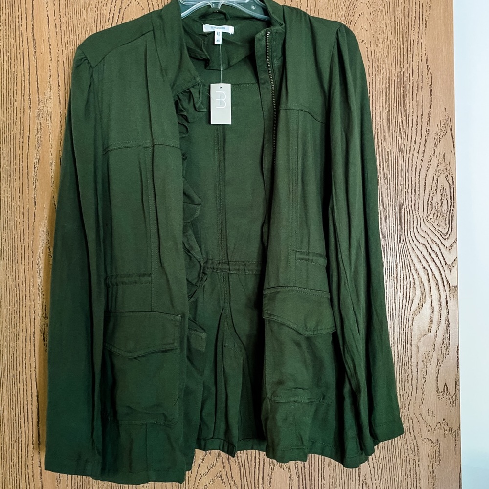 🏷SALE🏷 NWT Maurice’s Dark Green Utility Jacket